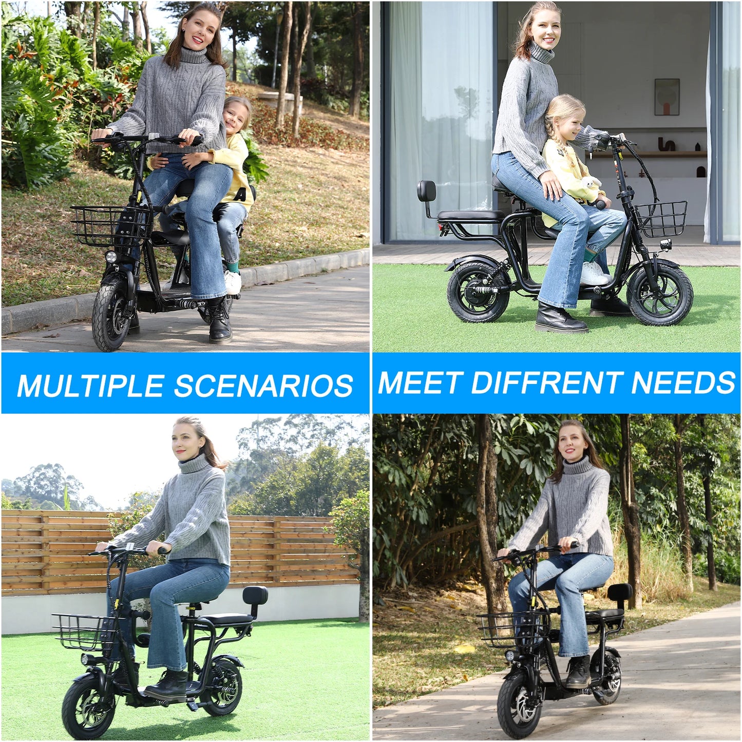 Electric Scooter with Seat for Adult,36V Electric Scooter with 500W Motor,20 Mile Range,17.4mph,e Scooters with Adjustable Seat