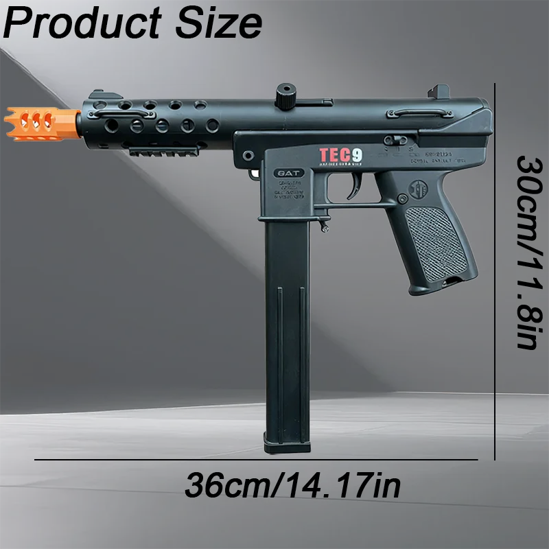 Toy gun with long-lasting rechargeable battery - USB charging, plastic rifle design, suitable for indoor and outdoor team games,