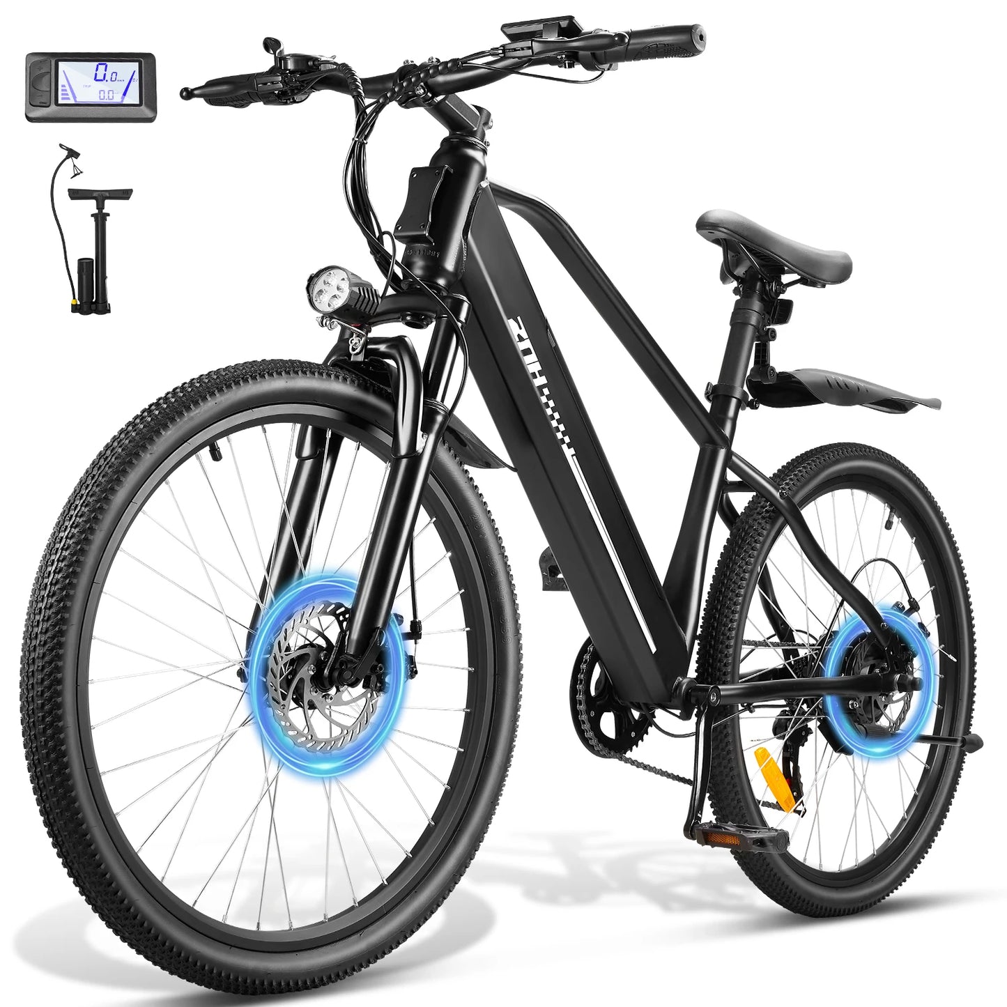 ZNH Electric Bicycle for Adults,1000W Peak Motor,48V Removable Battery,20MPH,26" Tire Electric Bike,7-Speed,50 Miles E-bike