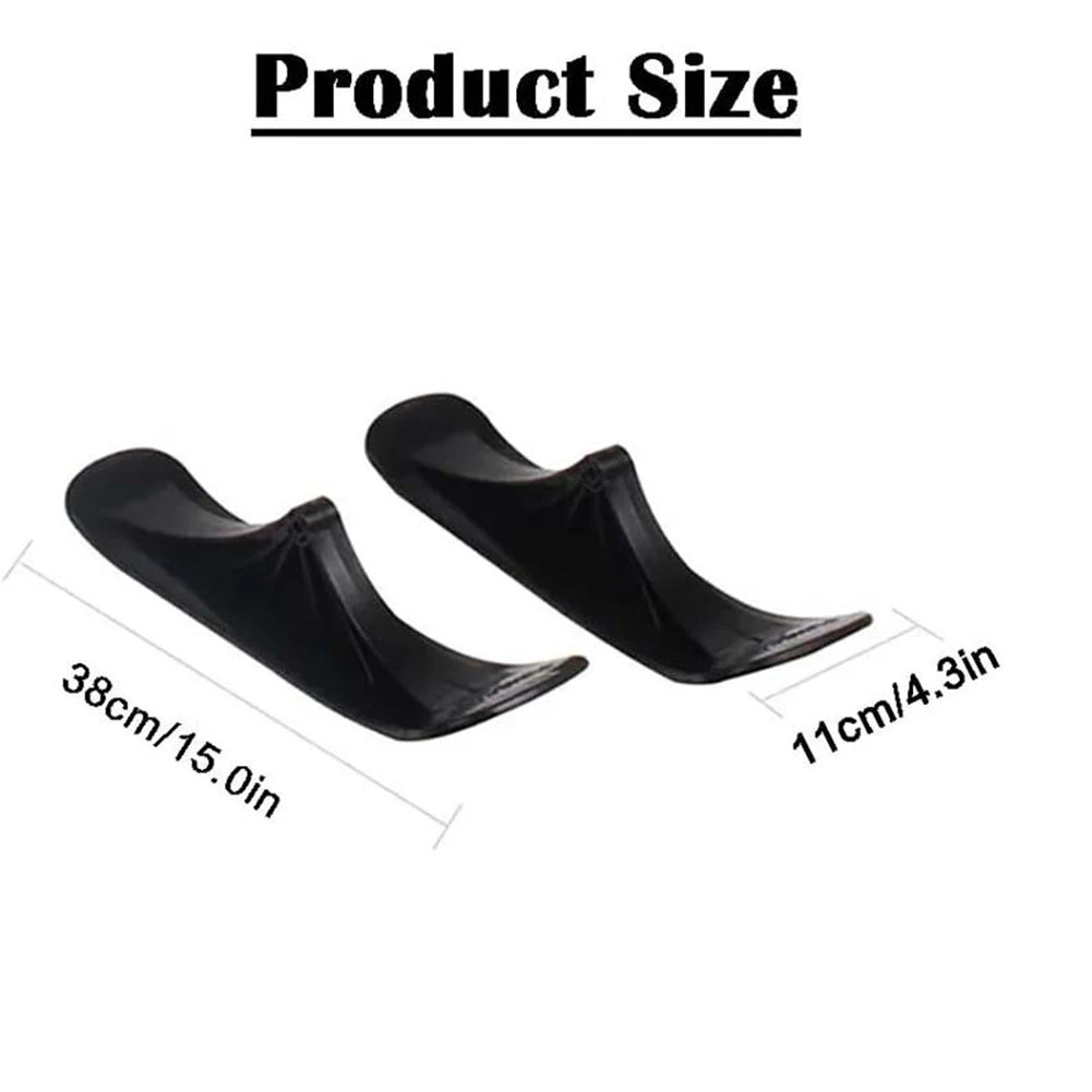 1 Pair Scooter Sled Ski Sleigh Sled Ski Board Snow Ski Scooter Ski Scooter for Kids Outdoor Accessories