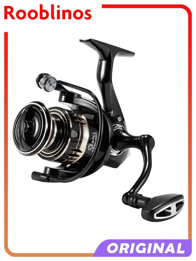 MG Spinning Reels Ultralight Metal 5.2:1 Gear Ratio 1000-7000 Saltwater or Freshwater 10kg Max Drag Fishing reels