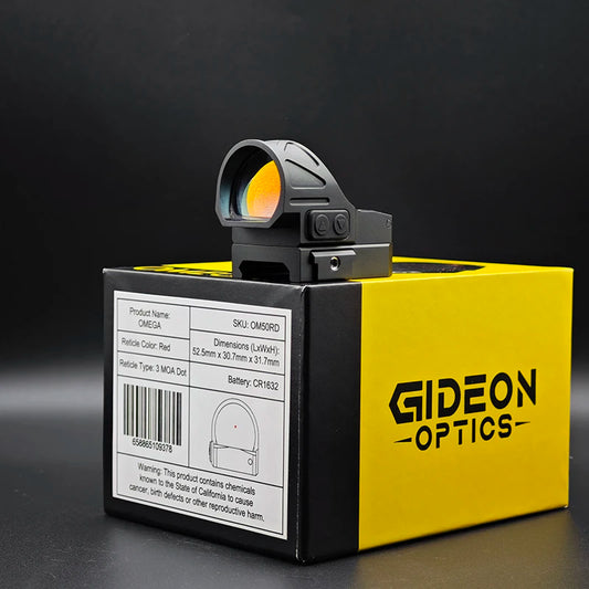 Original Gideon Optics Green/Red Circle Dot Sight Riflescope Footprint Optics for Hunting