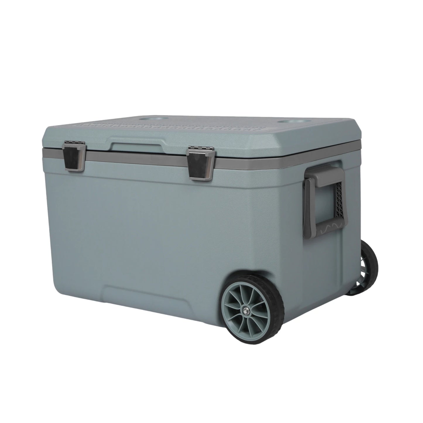 70L Camping Cooler 30 Percent Lighter Than Rotomolded Portable Car Wheel Insulator Plastic Cooler Box for Beach Beverage Camping