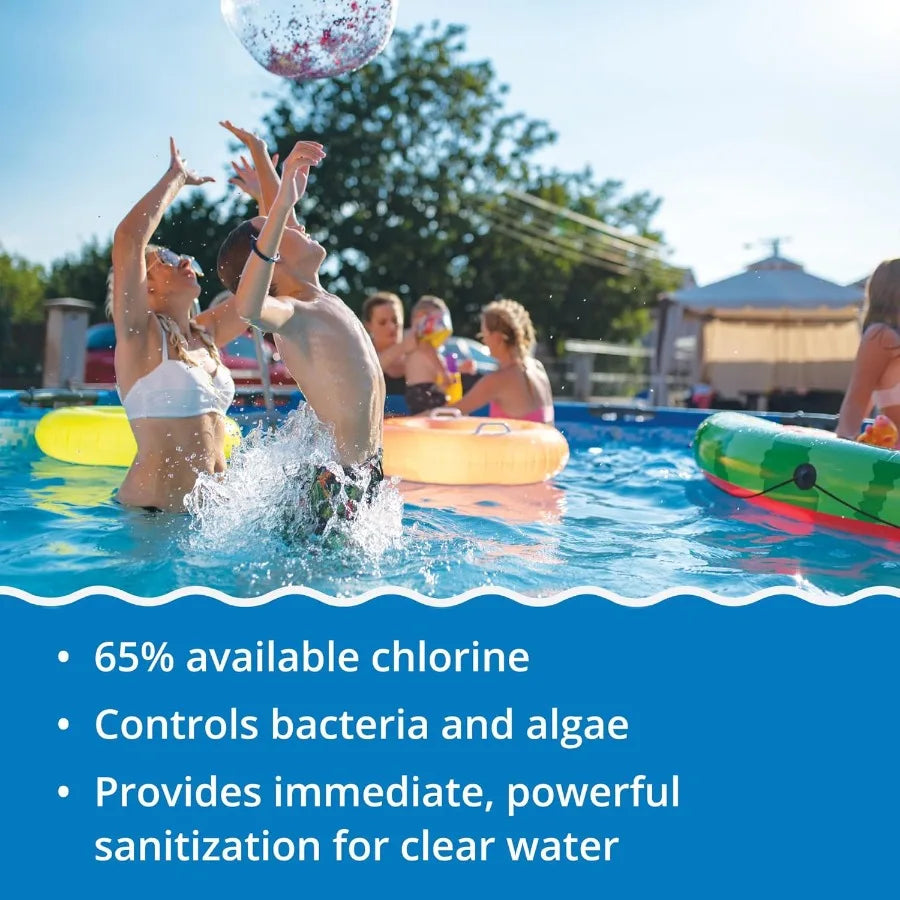 Pool Shock 68 CalHypo Granular Sanitizer for Crystal Clear Water Ideal for Maintaining Hygiene in Swimming Pools Effective Agai