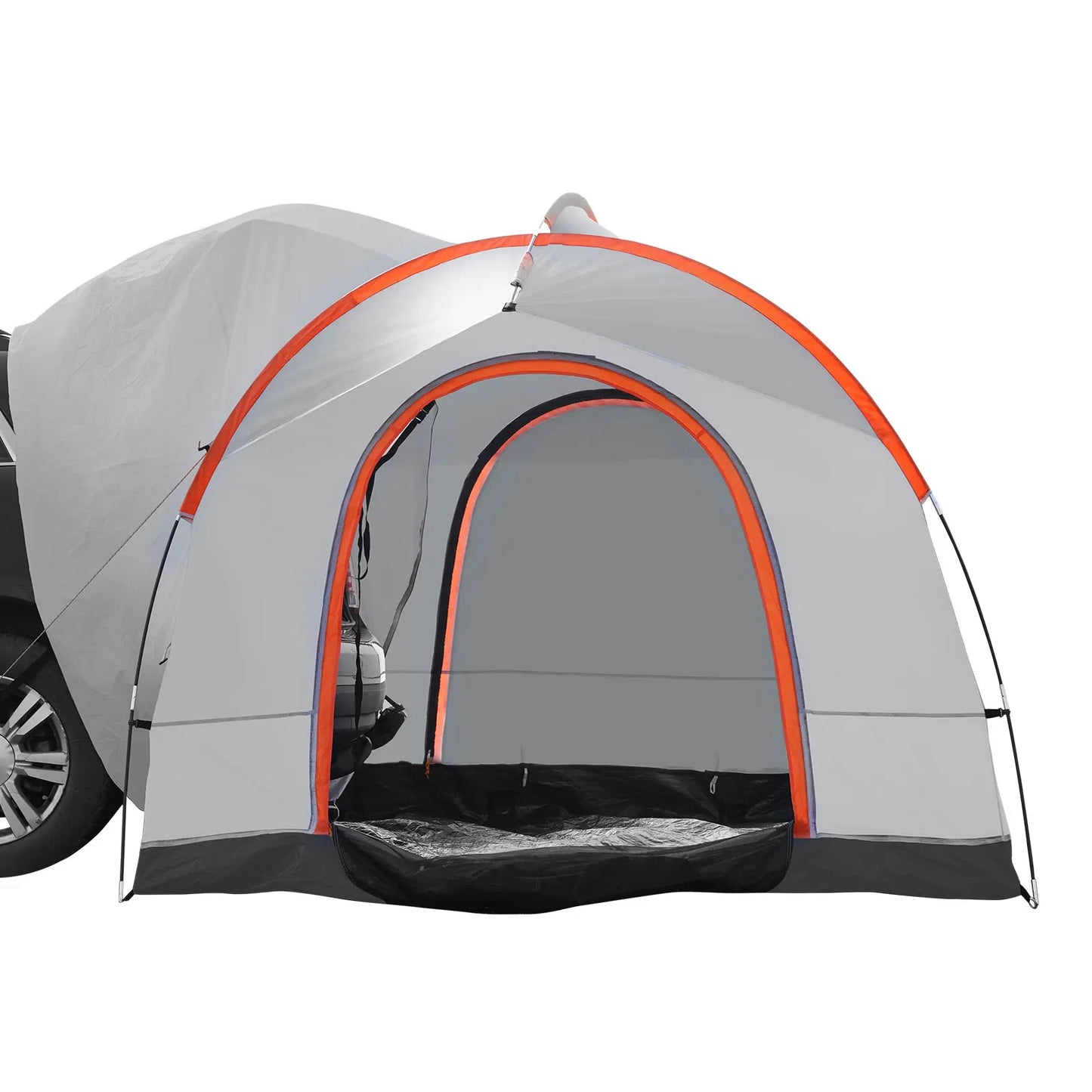 SucceBuy SUV Camping Tent 8'-8' SUV Tent Attachment for Camping with Rain Layer and Carry Bag PU2000mm Double Layer Truck Tent