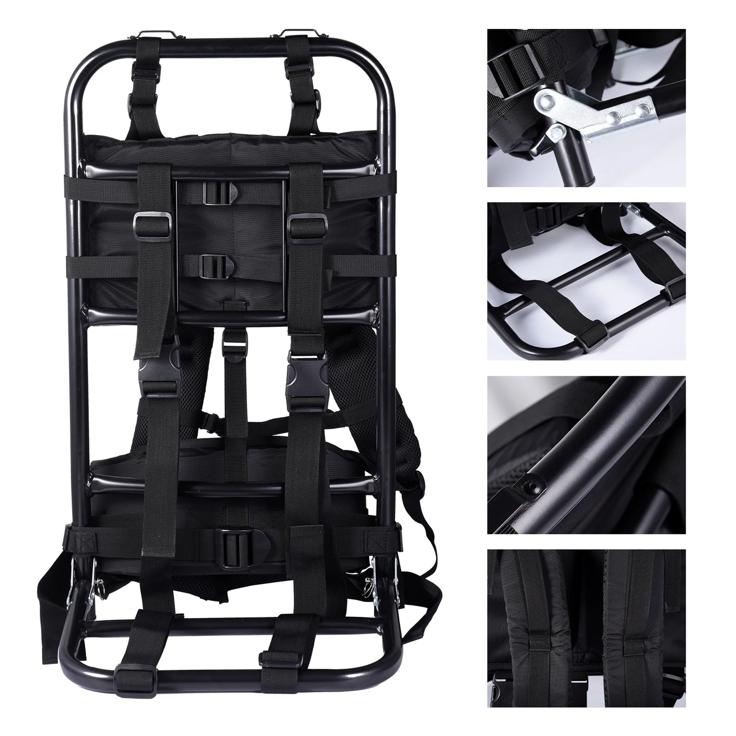 Camping Backpack External Frame Heavy Carrying Backpack Frame Portable Foldable Hunting Carrier Bag Holder For Camping Hiking