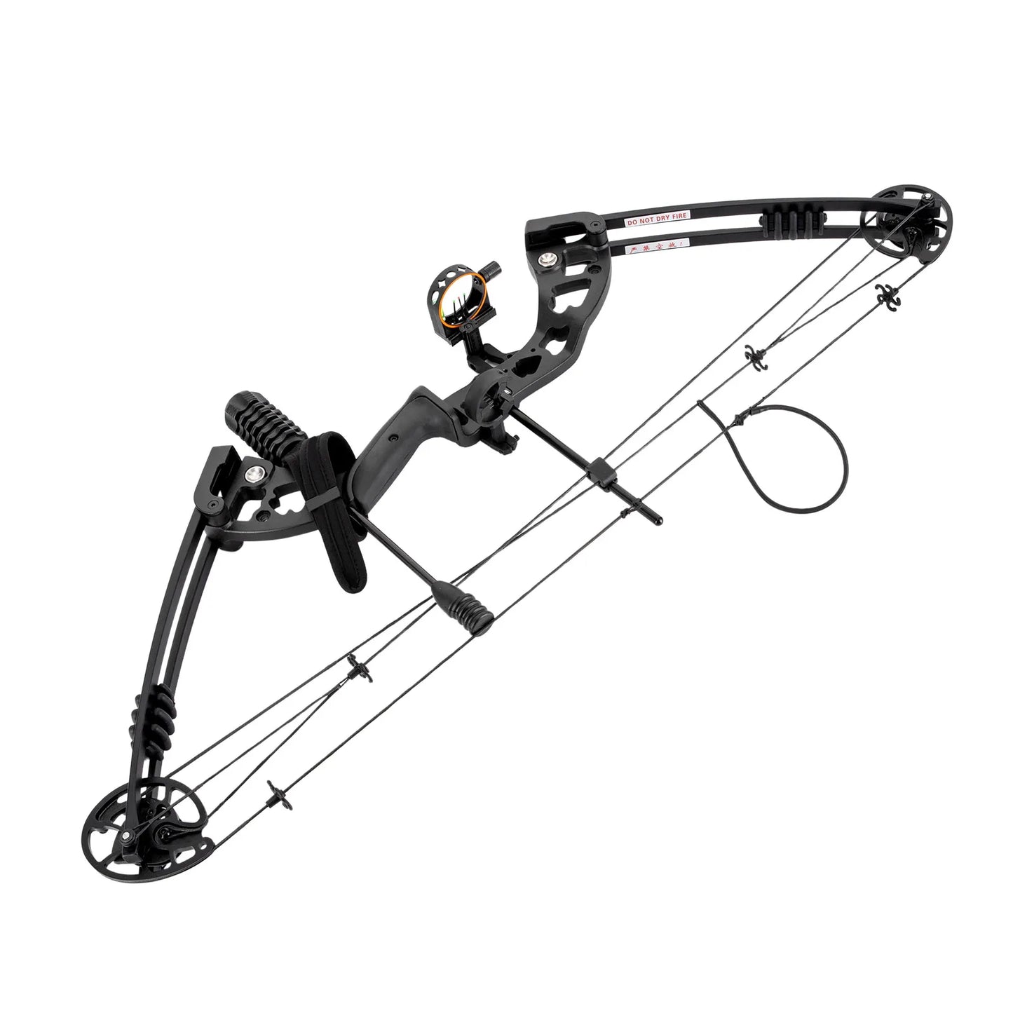 Right Handed Compound Bow Kit Adults and Teens Compound Bow Archery Hunting Equipment with 12 Arrows 30-60lbs Adjustable