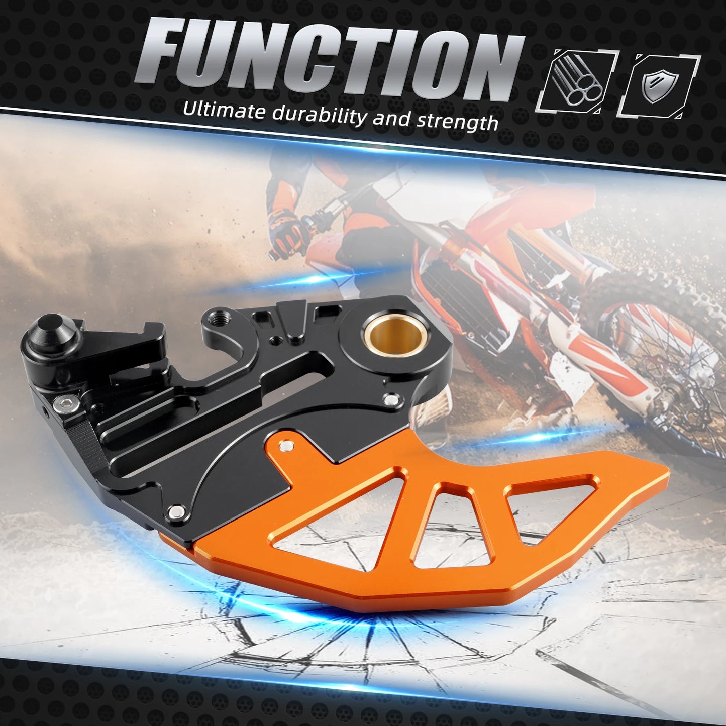 NICECNC For KTM EXC 300 2004-2023 Rear Brake Disc Guard For KTM EXC-F 350 SX 125 SXF 450 XCW XCW-F Husqvarna TE 300 GasGas EC300