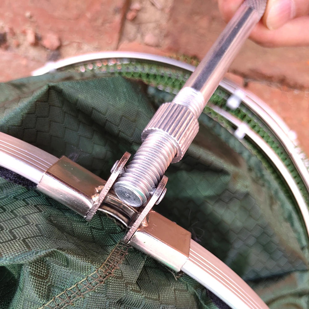 Army Green Fishing Net Bag Small Mesh Glued Fishing Trap Crayfish Mesh Basket Outdoor Carp Fish Tackle Accessories