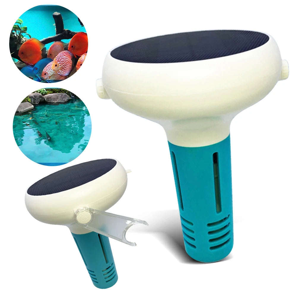 Intelligent Chlorin Meter 7-IN-1 PH/ORP/EC/TDS/Salt/Temp/CL Solar Powered Swimming Pool Water Tester for Swimming Pool