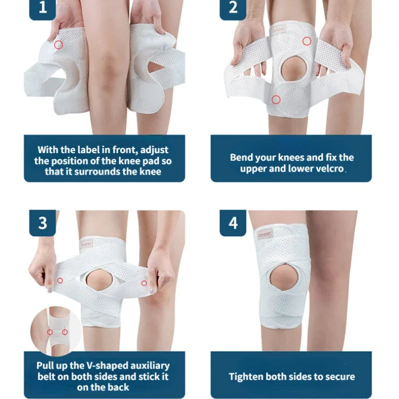 1PC Sports Knee pads Pressurized Elastic 3 Layer Silicone Pads Arthritis Joints Protector Fitness Gear Volleyball run knee Brace