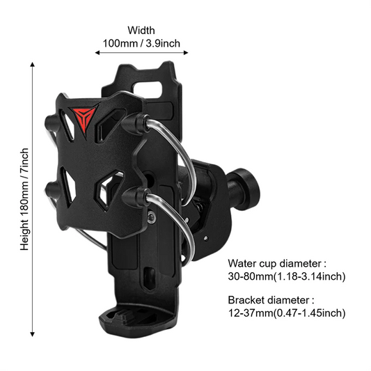 360° Adjustable Handlebar Cup Cage Universal Bike Motorcycle Water Bottle Holder For MTB Road Cycling ADV Motorbike