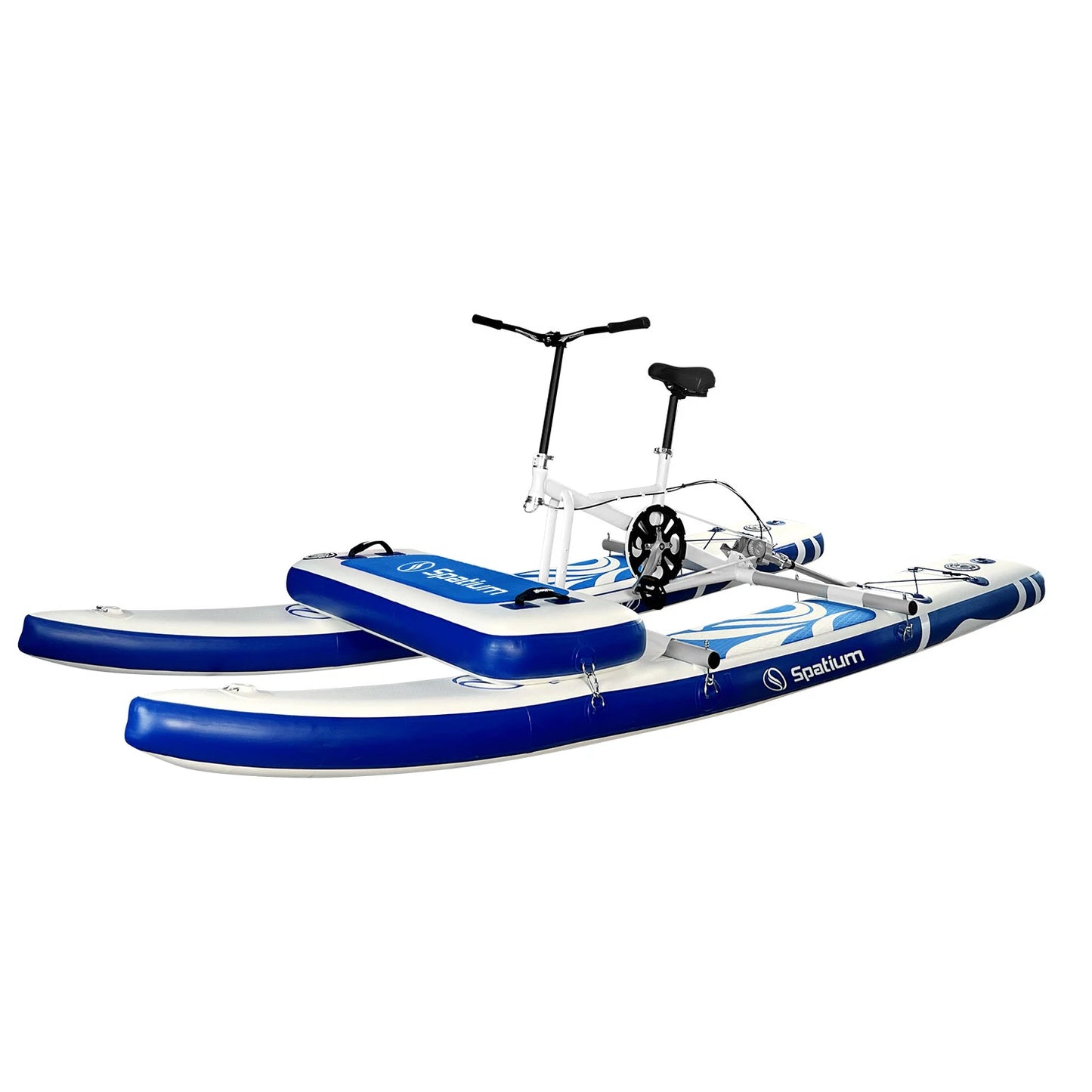 Spatium Sup Water Bike Inflatable Pedal Boat 2.0 Inflatable Pedal Kayak Water Bikes for Lake More Stable and Easy to Drive
