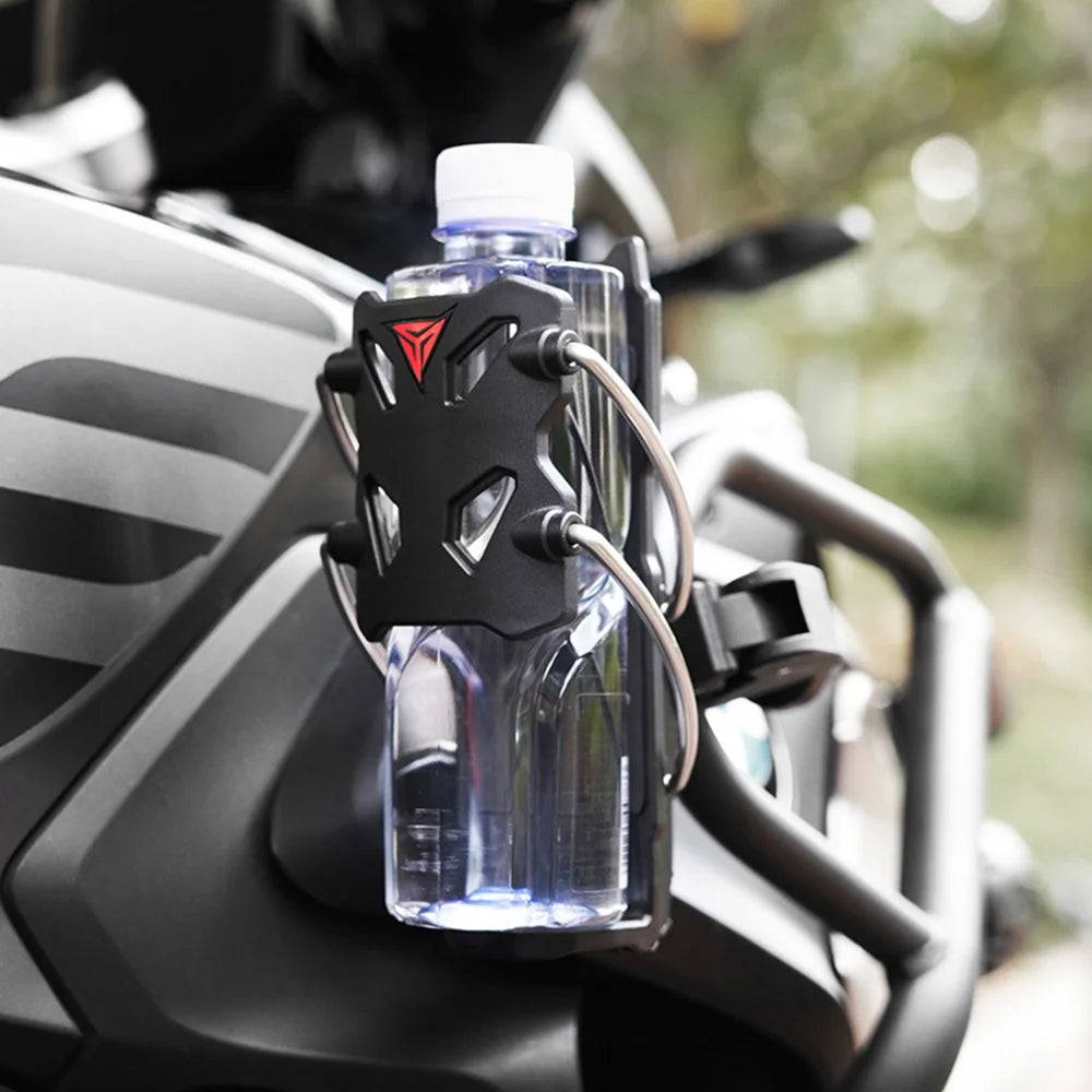360° Adjustable Handlebar Cup Cage Universal Bike Motorcycle Water Bottle Holder For MTB Road Cycling ADV Motorbike