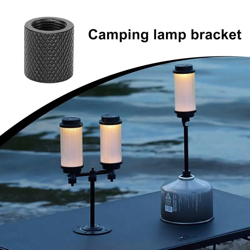 Lantern Pole Detachable Desktop Light Stand Portable Outdoor Camp Light Stand For Camping Picnic Hiking Fishing Backpacking