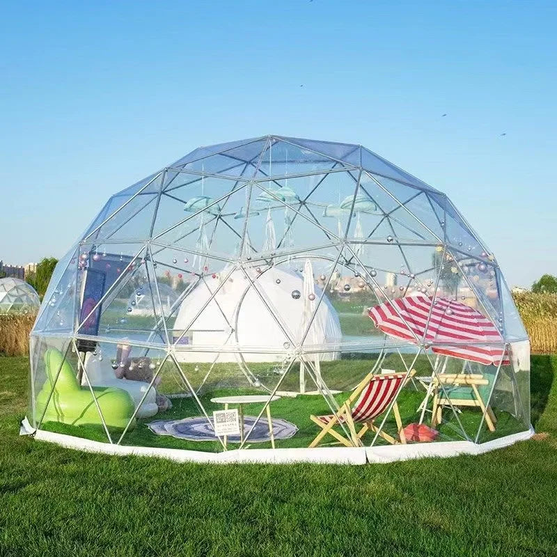 3.6M TPU Clear Bubble Dome Tent for Outdoor Events Parties Camping Cafe Dining - Luxury PVC Garden Igloo Style Tent