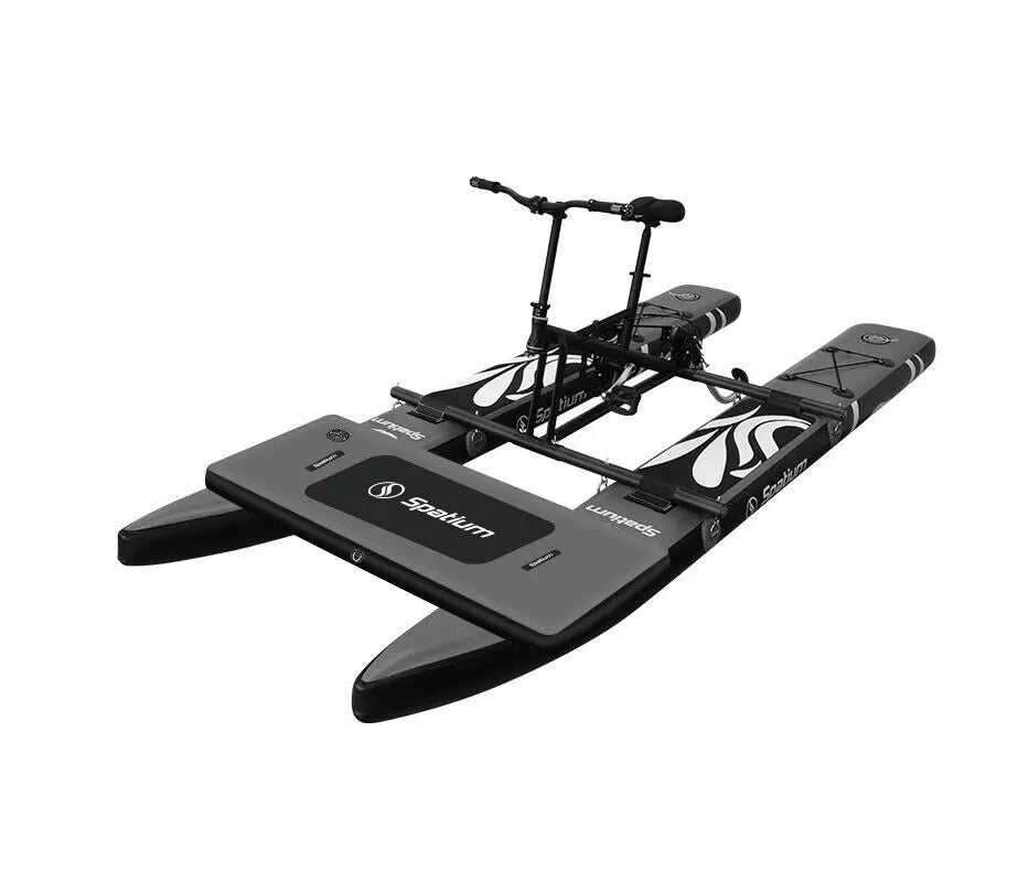 Spatium Sup Water Bike Inflatable Pedal Boat 2.0 Inflatable Pedal Kayak Water Bikes for Lake More Stable and Easy to Drive