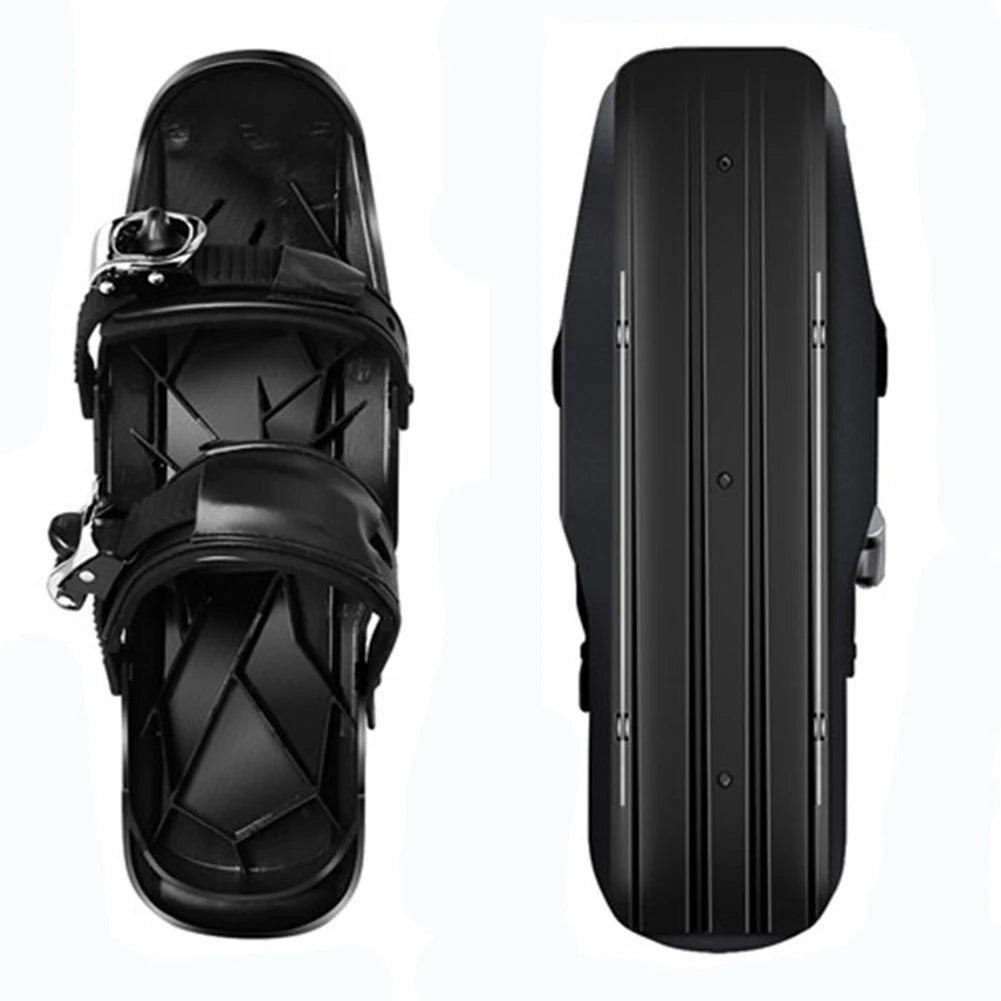 Mini Short Ski Skates Snowboard Boots Skiboards Adjuatable Short Shoe Snowblades for Winter Outdoor Sports