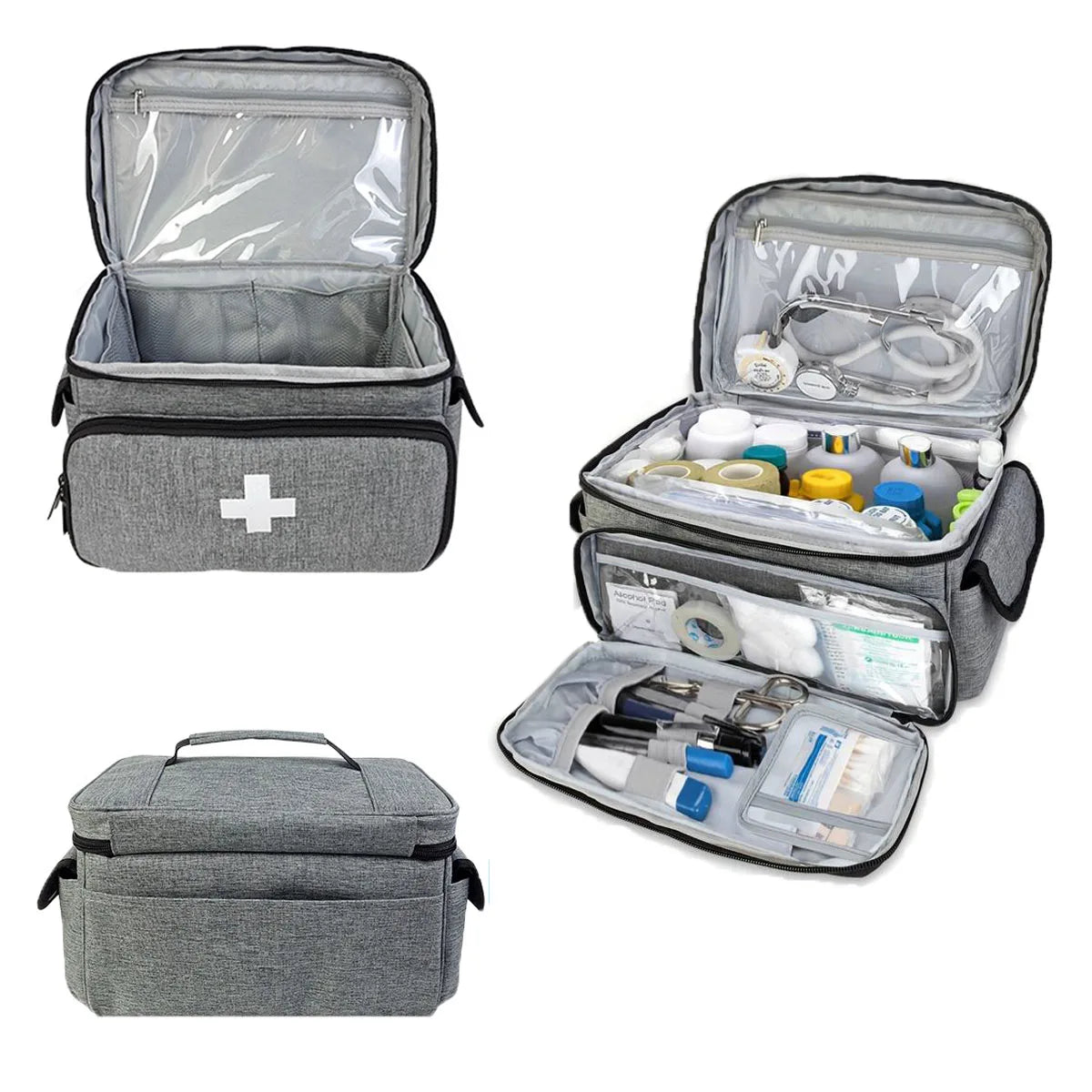 Waterproof First Aid Kit - Compact Emergency Medical Kit for Home, Travel, Outdoor Camping & Car