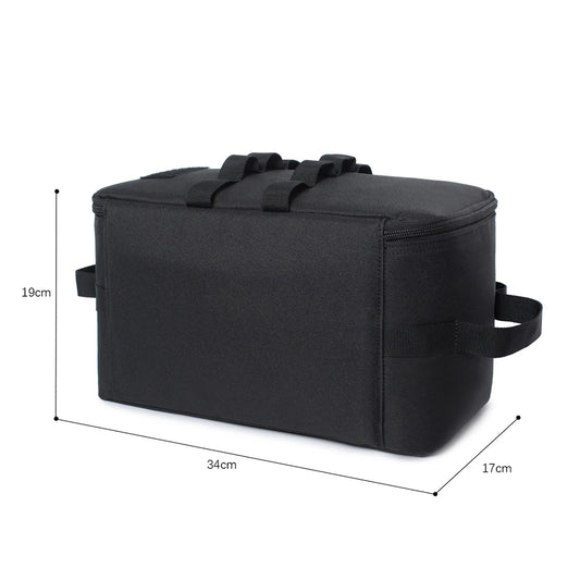 30L Camping Cooking Utensil Organizer Large Capacity Car Trunk Storage Bag Detachable Multifunctional Camping Stove Storage Case