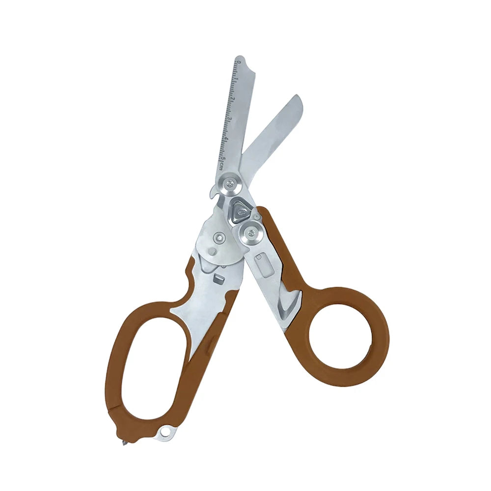 Raptor Emergency Response Shears Multifunctional Scissors with Strap Cutter and Glass Breaker with Compatible Holster
