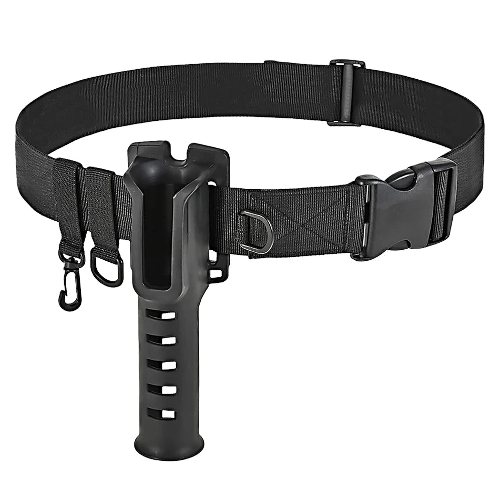 Fishing Waist Belt Rod Holder Adjustable Fishing Wading Belt Rod Holder Wader Fishing Waist Belt Fishing Gear Accessories