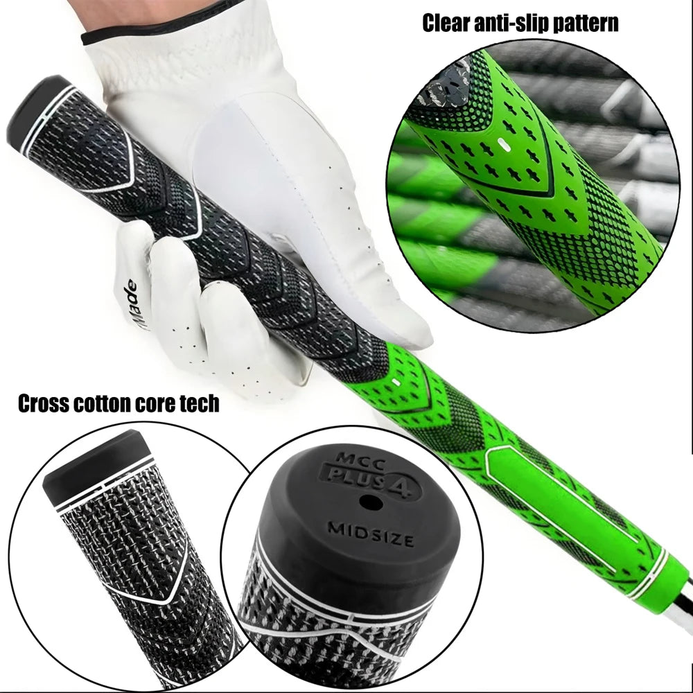 13PCs Golf Girp Golf Club Grip MCC PLUS4 Golf Grip Anti-slip 60R Natural Rubber