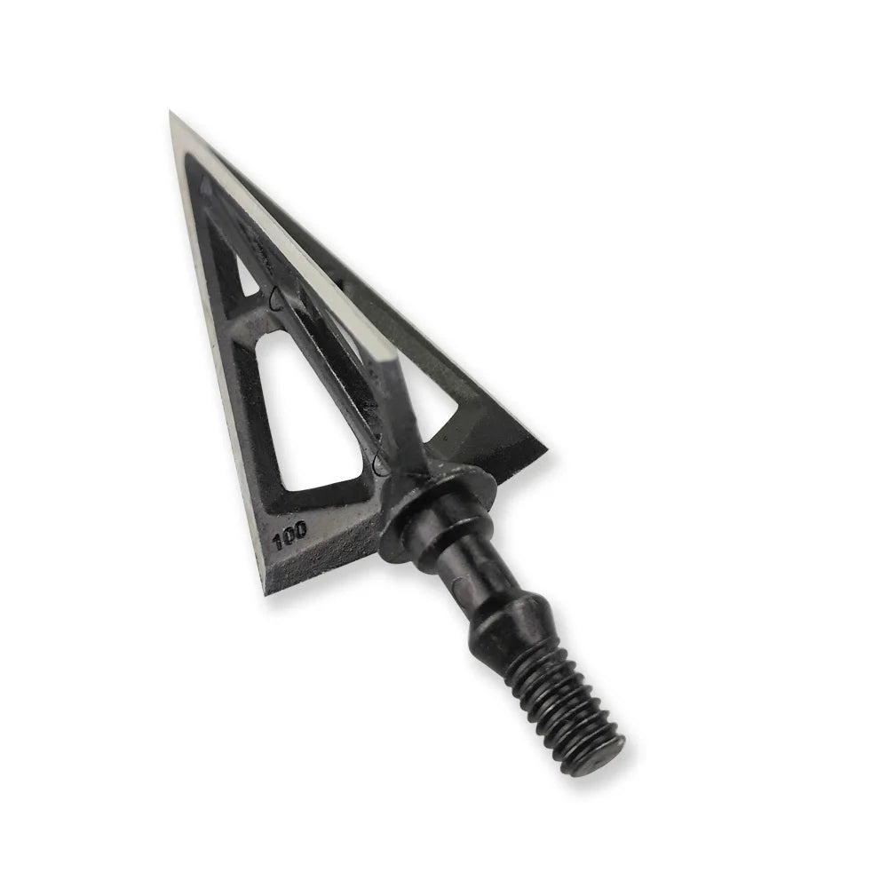 Archery Hunting Arrowhead Shooting Broadheads Screw Points Arrow Tips for Outdoor Compound Recurve Bow Target Practice 12X