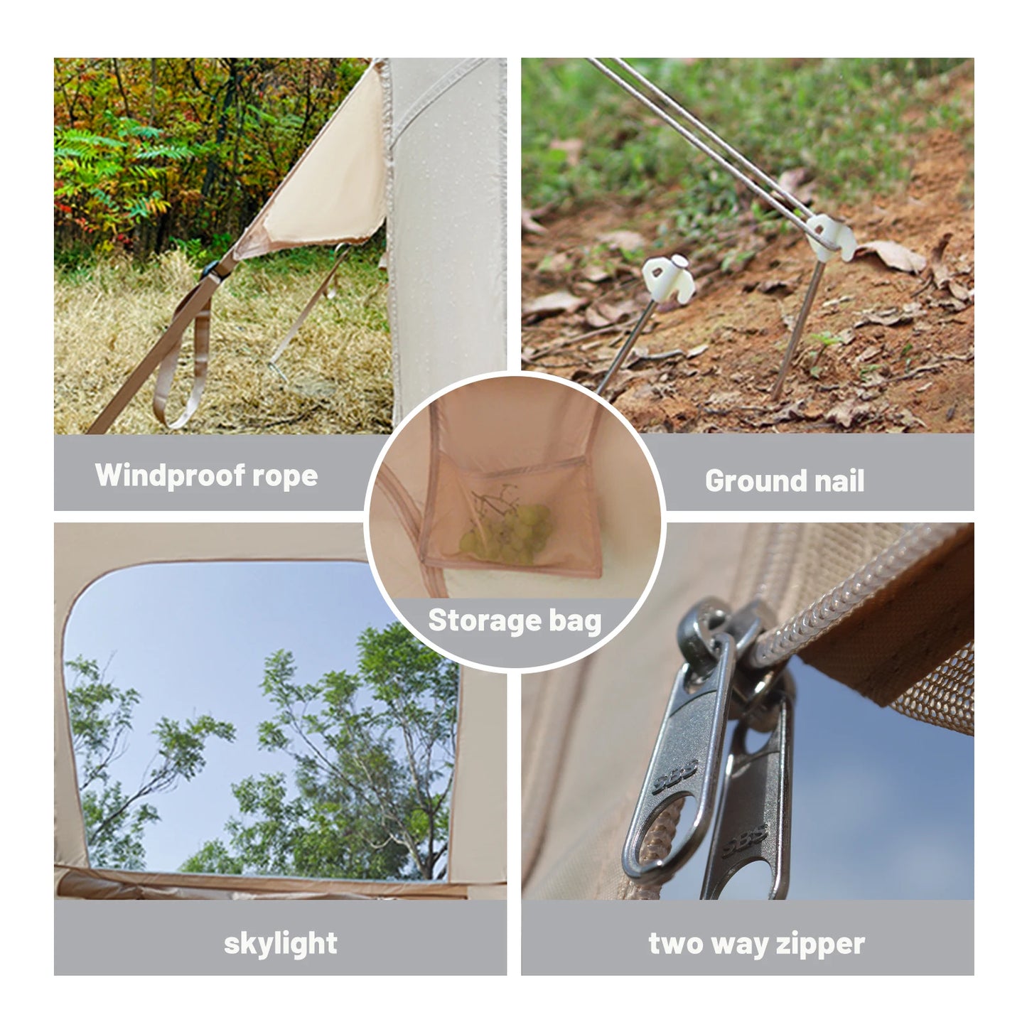 Inflatable Camping Tent Easy Setup Waterproof Windproof Outdoor Self-Supporting blow up tent portable house hiking