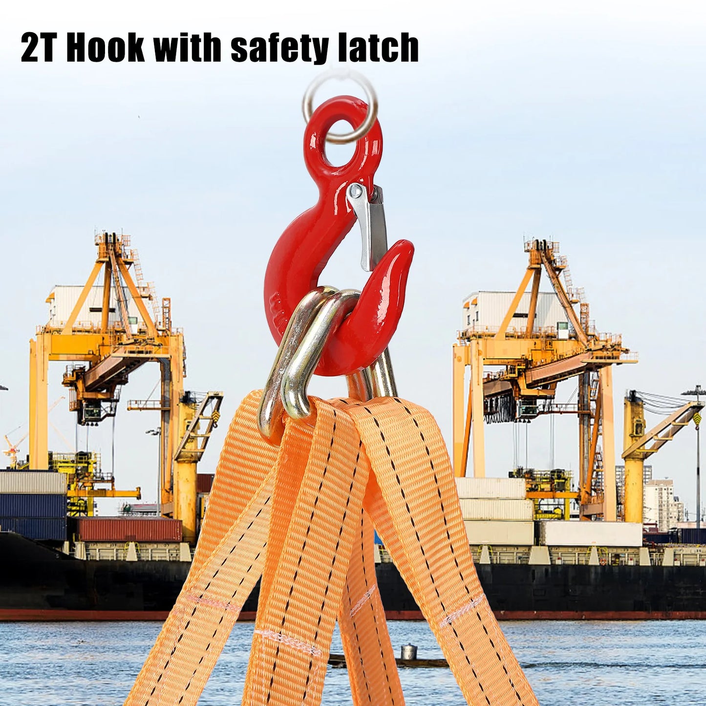 Watercraft Lift Sling,1500lb Polyester Lifting Straps Watercraft Capacity Jet Ski Lift Sling for Personal Watercraft