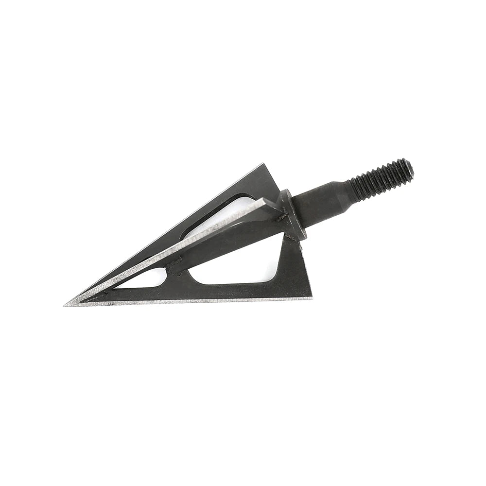 Archery Hunting Arrowhead Shooting Broadheads Screw Points Arrow Tips for Outdoor Compound Recurve Bow Target Practice 12X