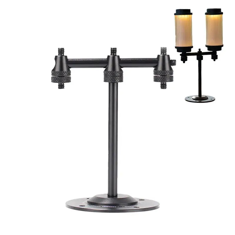 Lantern Pole Detachable Desktop Light Stand Portable Outdoor Camp Light Stand For Camping Picnic Hiking Fishing Backpacking
