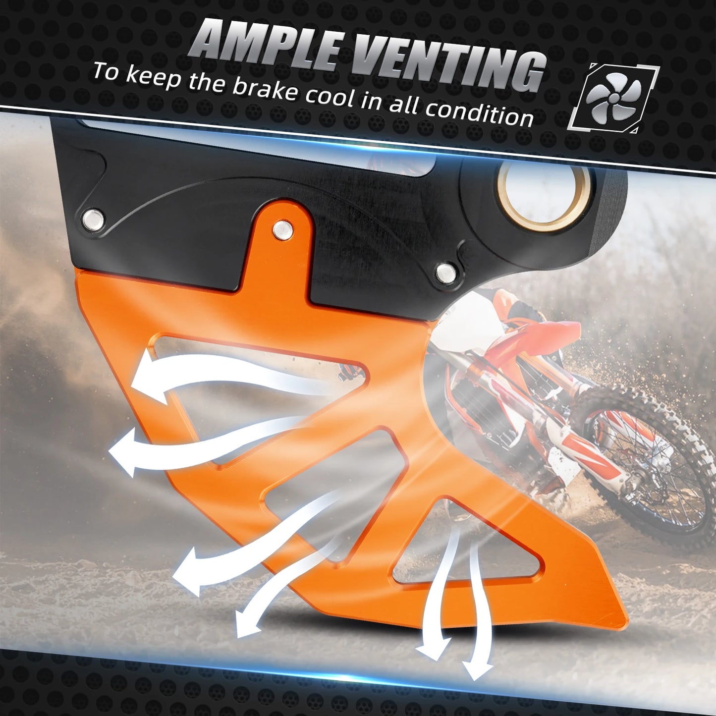 NICECNC For KTM EXC 300 2004-2023 Rear Brake Disc Guard For KTM EXC-F 350 SX 125 SXF 450 XCW XCW-F Husqvarna TE 300 GasGas EC300