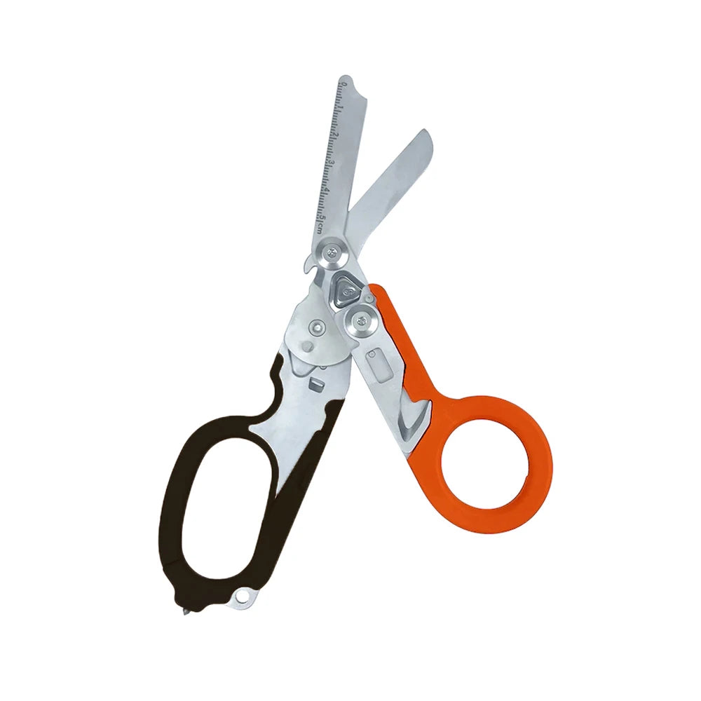 Raptor Emergency Response Shears Multifunctional Scissors with Strap Cutter and Glass Breaker with Compatible Holster