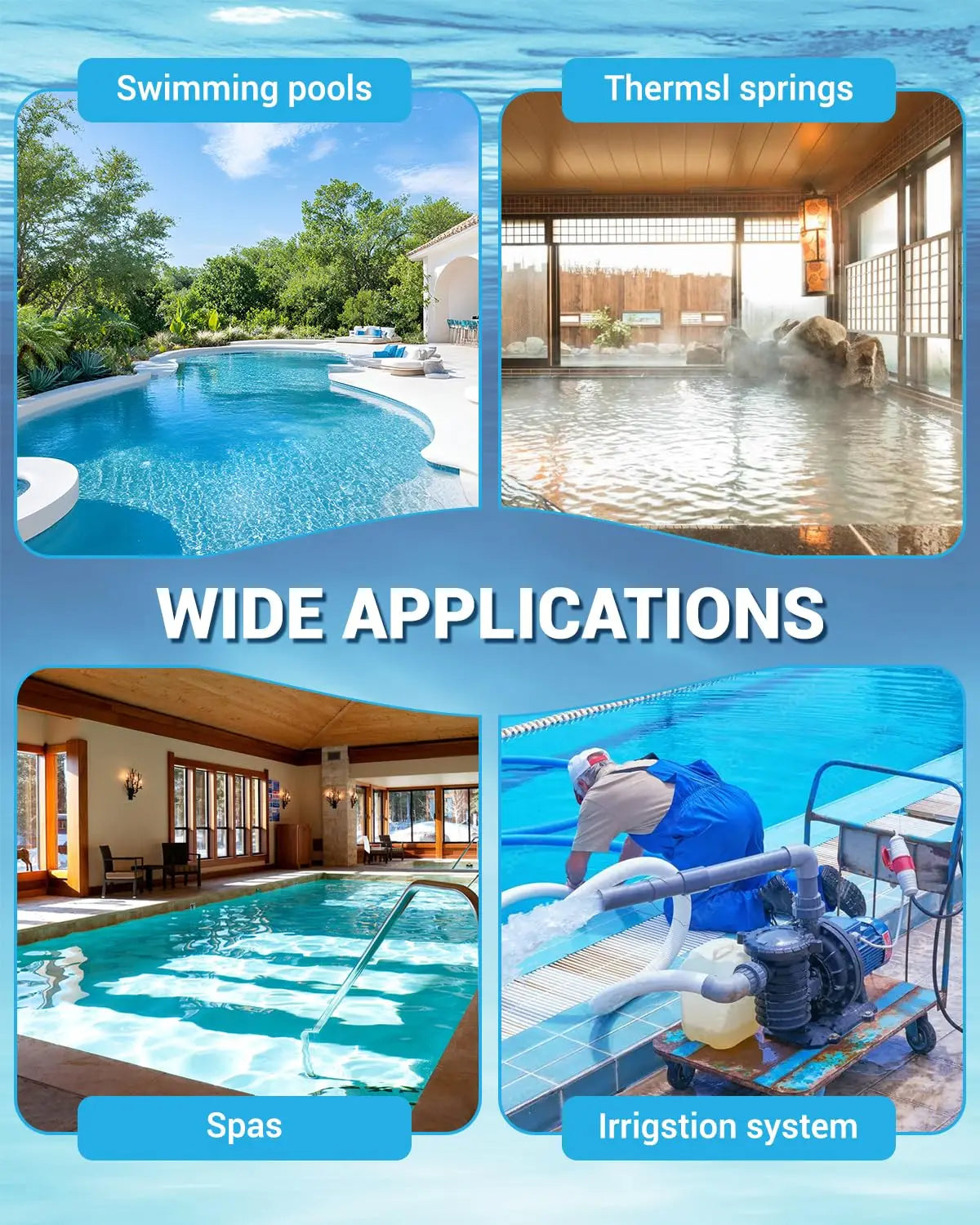 B2855 2 HP Pool Pump Motor & Seal Kit, Up-Rated 56Y Frame, Compatible With Century/Smith Pool Pump Motors, 3450RPM