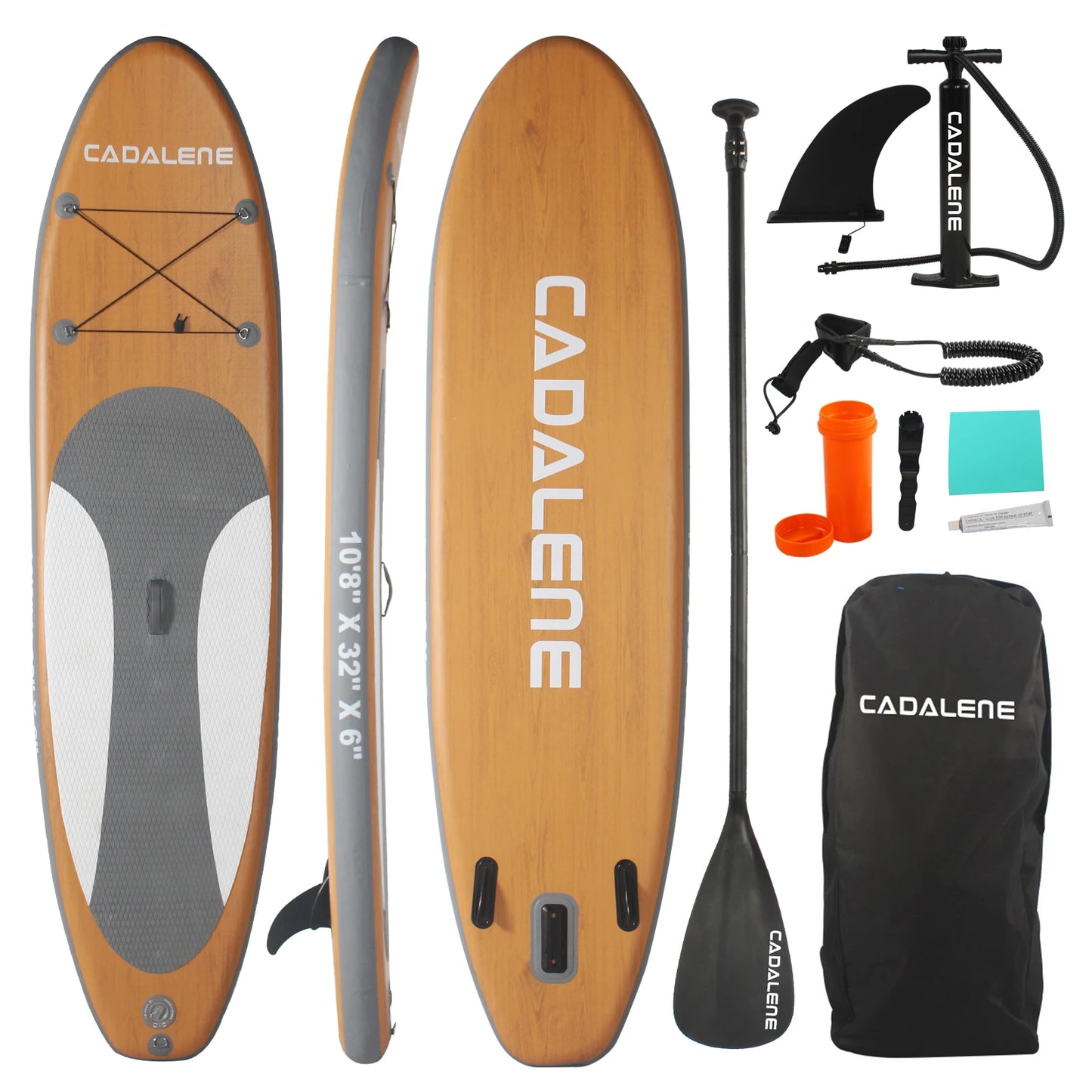 CADALENE Inflatable Paddle Board, Stand Up Paddle Board, Sup Board with Premium Sup Accessories, For Adults