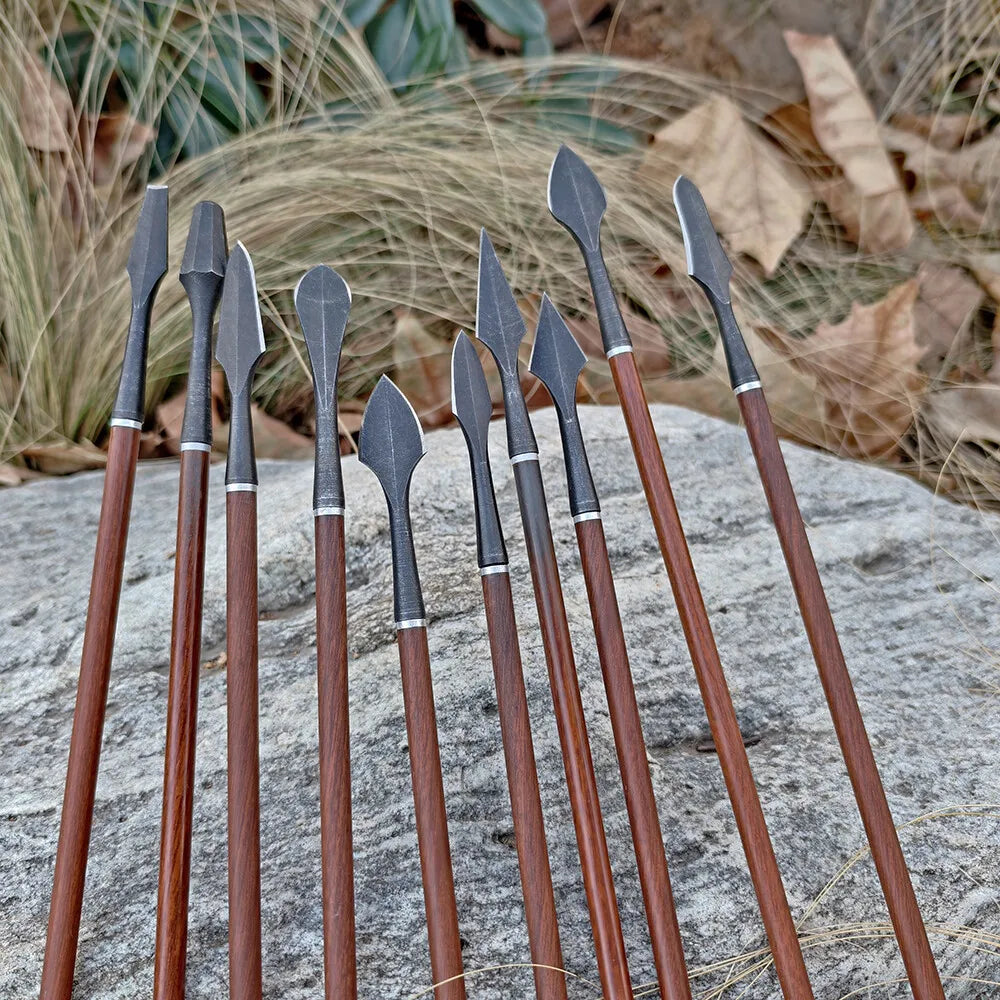 6pcs Archery Arrowsheads Traditional Broadhead Hight Carbon Steel Arrow Tips Recurve Compound Bow Shooting Hunting Accessories