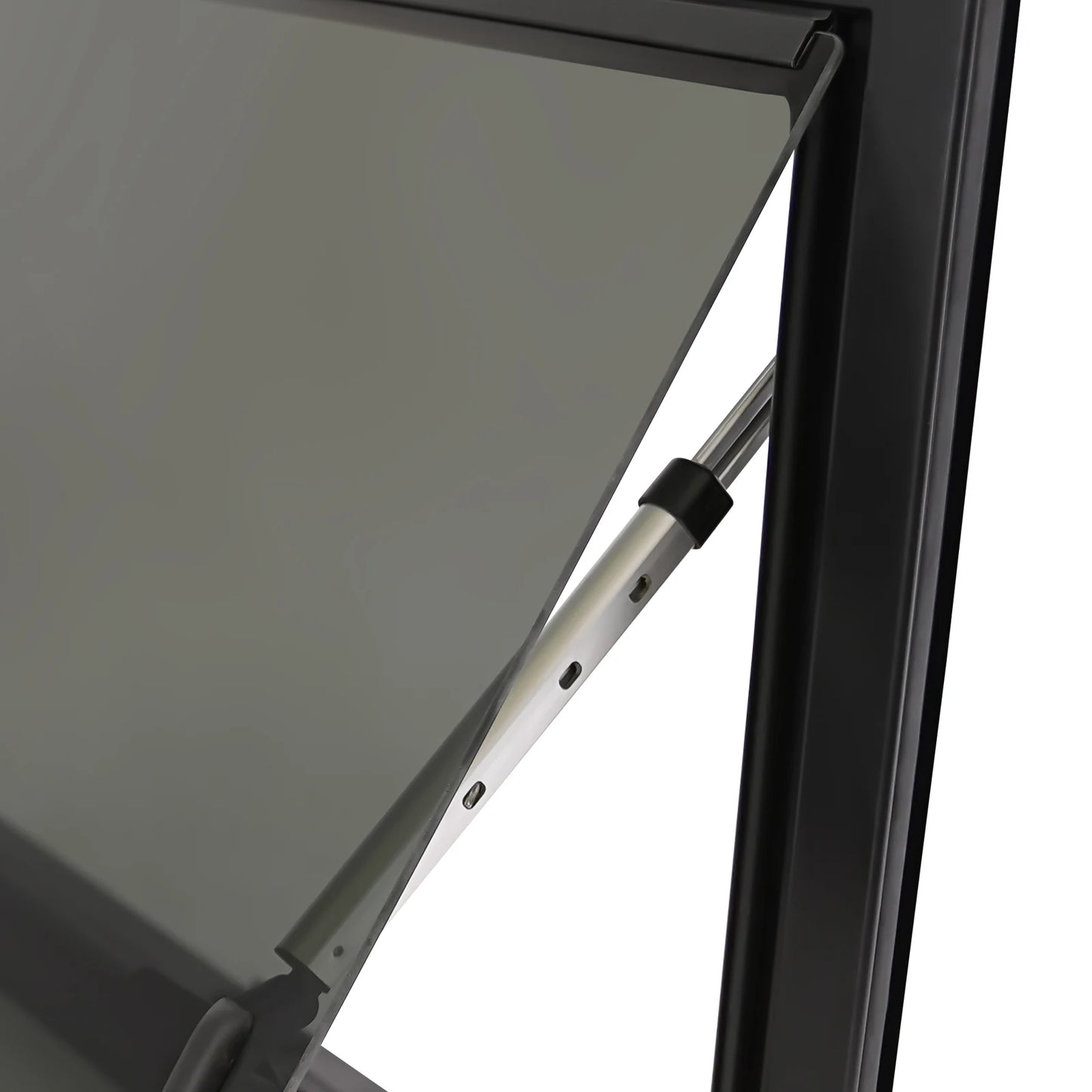 RV Push-Out Window with Screen, Tempered Glass, Aluminum Alloy Frame for Trailers, RVs, and Pickup Trucks