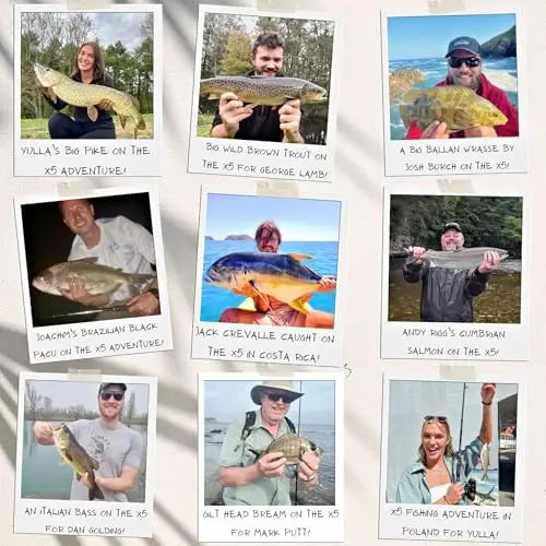 Rigged & X Series™ Travel Fishing Rods. 6 Super Compact Combos and Rods, Multi-Functional, Spinning