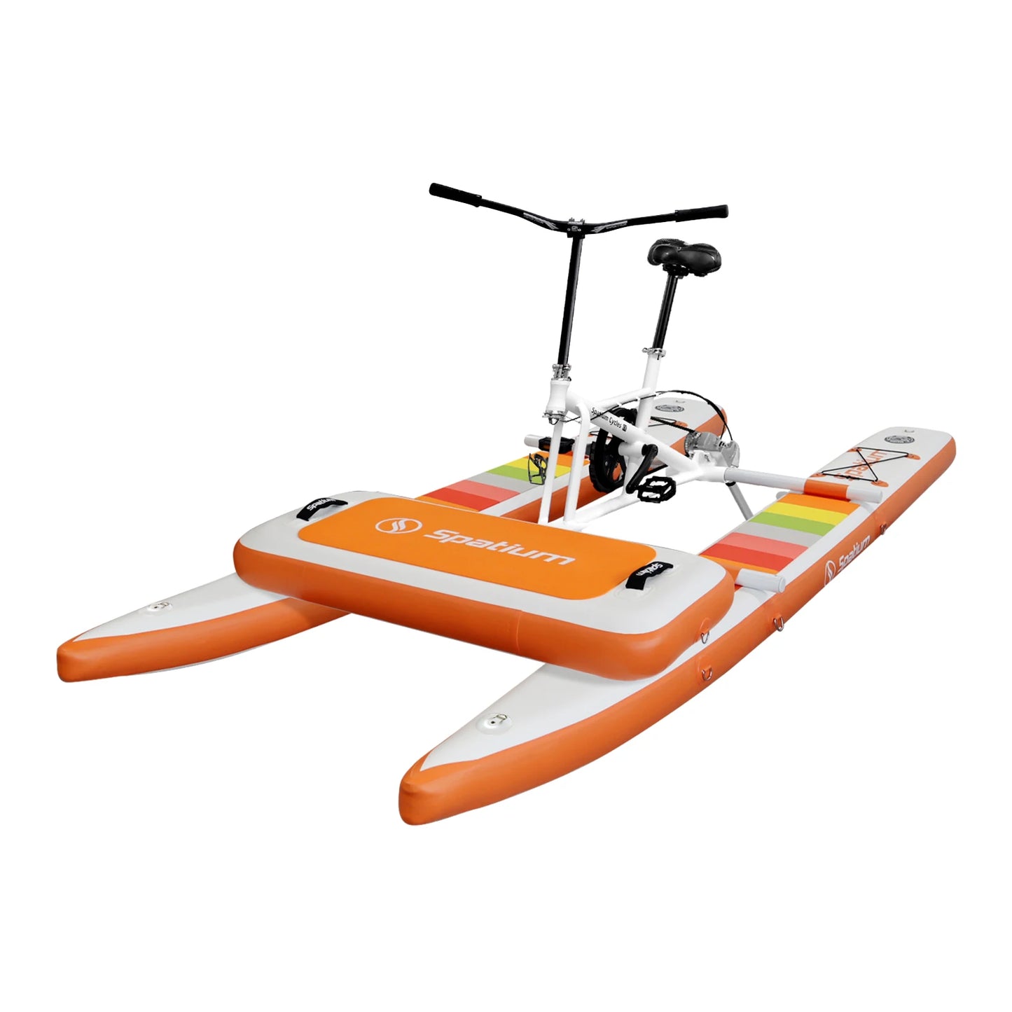 Spatium Sup Water Bike Inflatable Pedal Boat 2.0 Inflatable Pedal Kayak Water Bikes for Lake More Stable and Easy to Drive