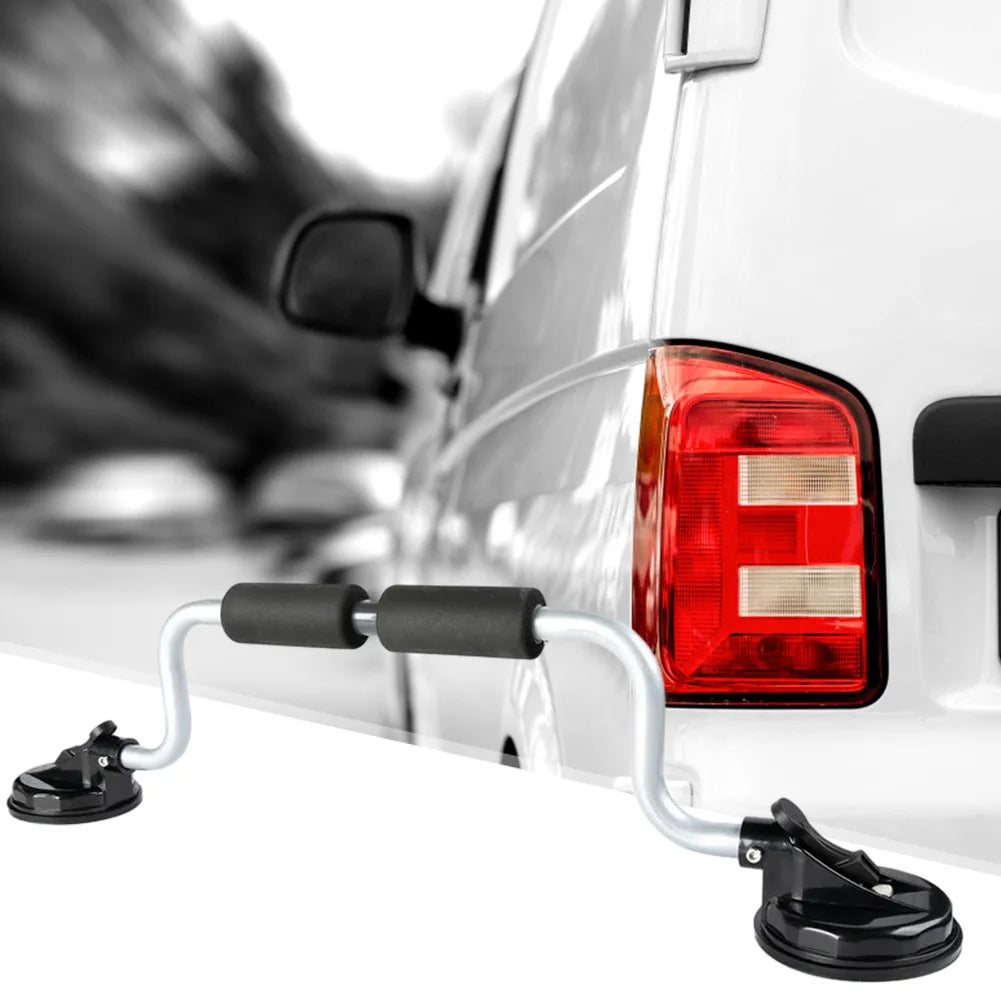 Kayak Roof Rack Suction Cup Type Boat Load Assist Strong Suction Roller Loader for Mounting Kayaks and Canoes To Car Tops-Black