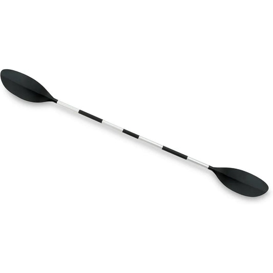 Kayak Paddle: Ribbed Spoon Shaped Blades – Durable Lightweight Shaft – Comfortable Grips – 3-Position Feather Adjustability – T
