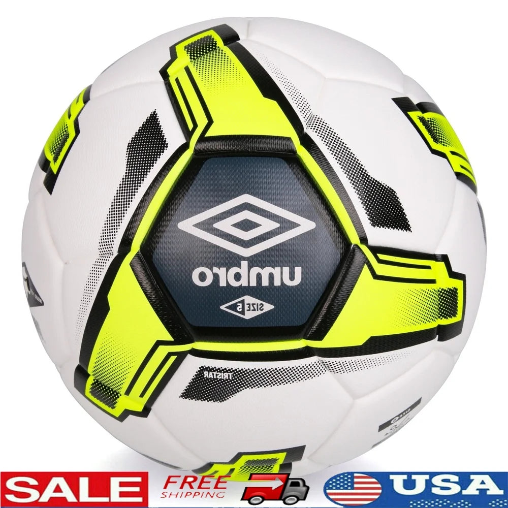 Size 5 Soccer Ball Adults Teens Durable Practice and Game Use 32 Panel Design Enhanced Control Consistent Play Football Training