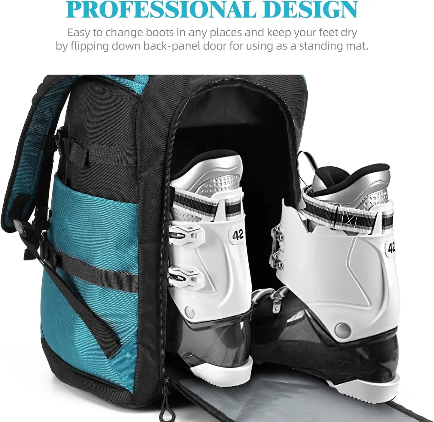 Ski Snowboard Boot Bag for Gear Storage & Transport – Jacket, Helmet, Goggles, Gloves