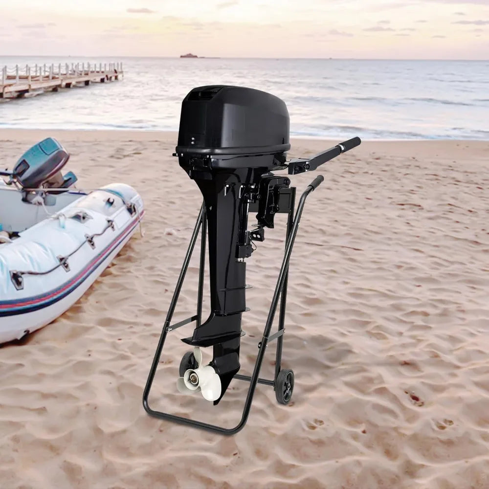 Outboard Motor Engine Trolley Stand Foldable Trolley Engine Stand Boat Outboard Motor Cart Heavy Duty Carrier Cart for Motors