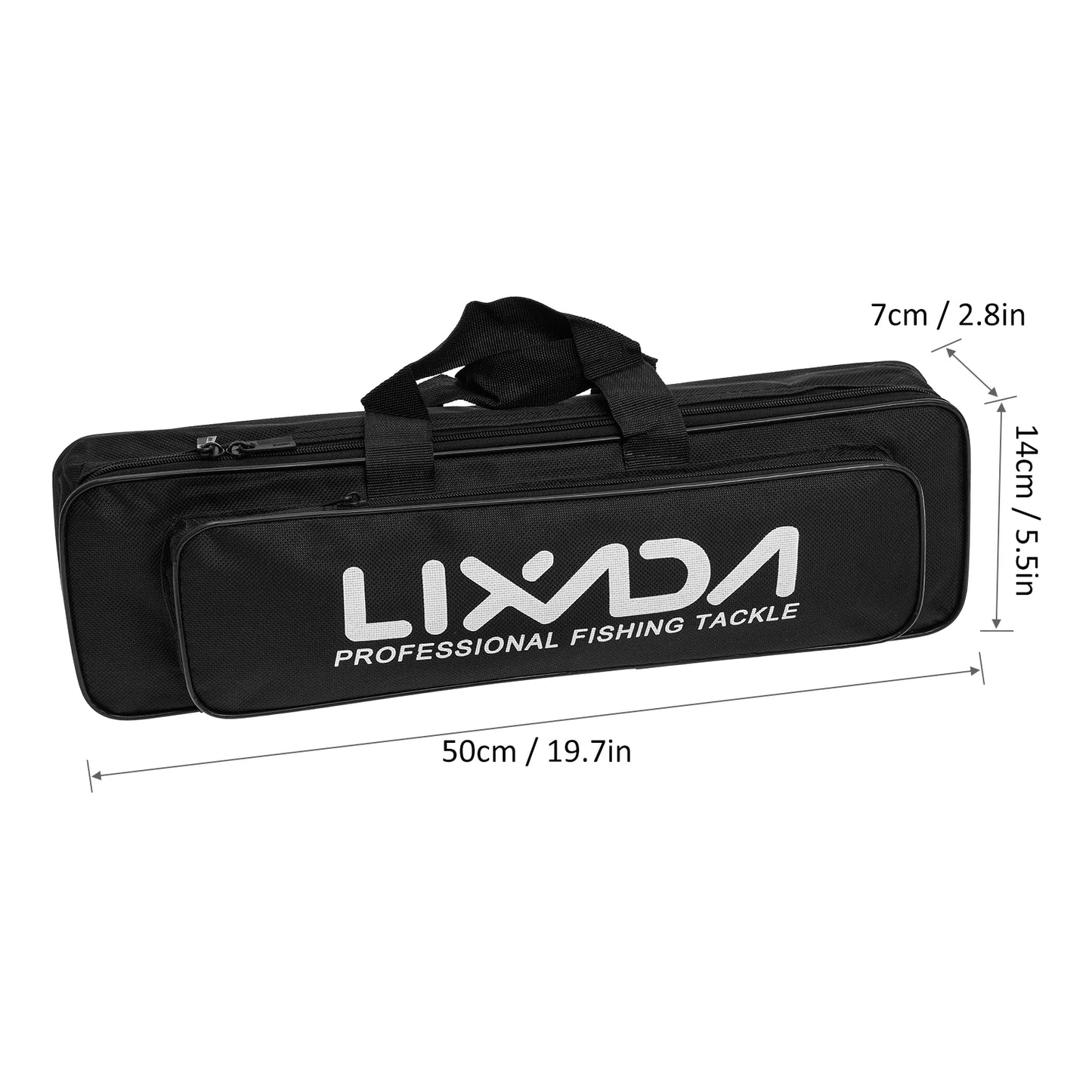 NEW Lixada Ice Fishing Rod Reel Combo Complete Kit with Ice Skimmer Scoop and Carry Bag Lures Hooks Swivels Accessories