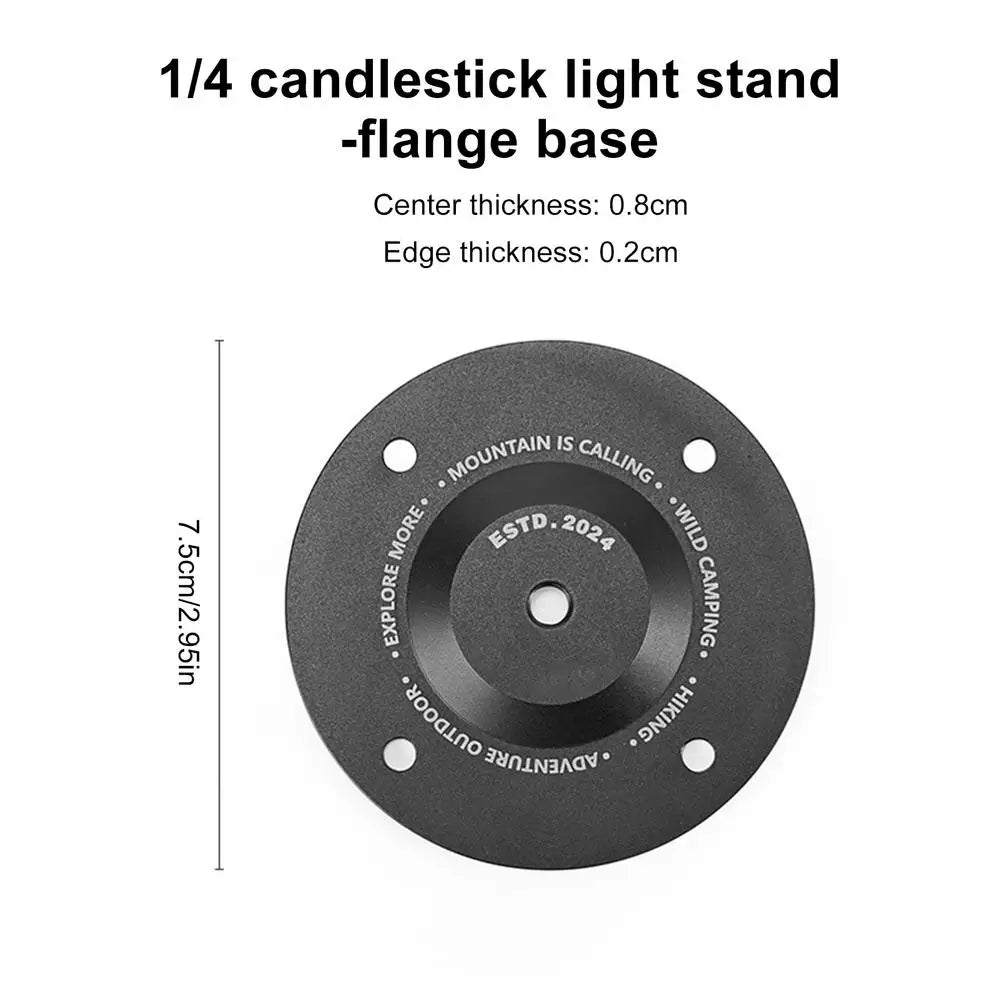 Lantern Pole Detachable Desktop Light Stand Portable Outdoor Camp Light Stand For Camping Picnic Hiking Fishing Backpacking
