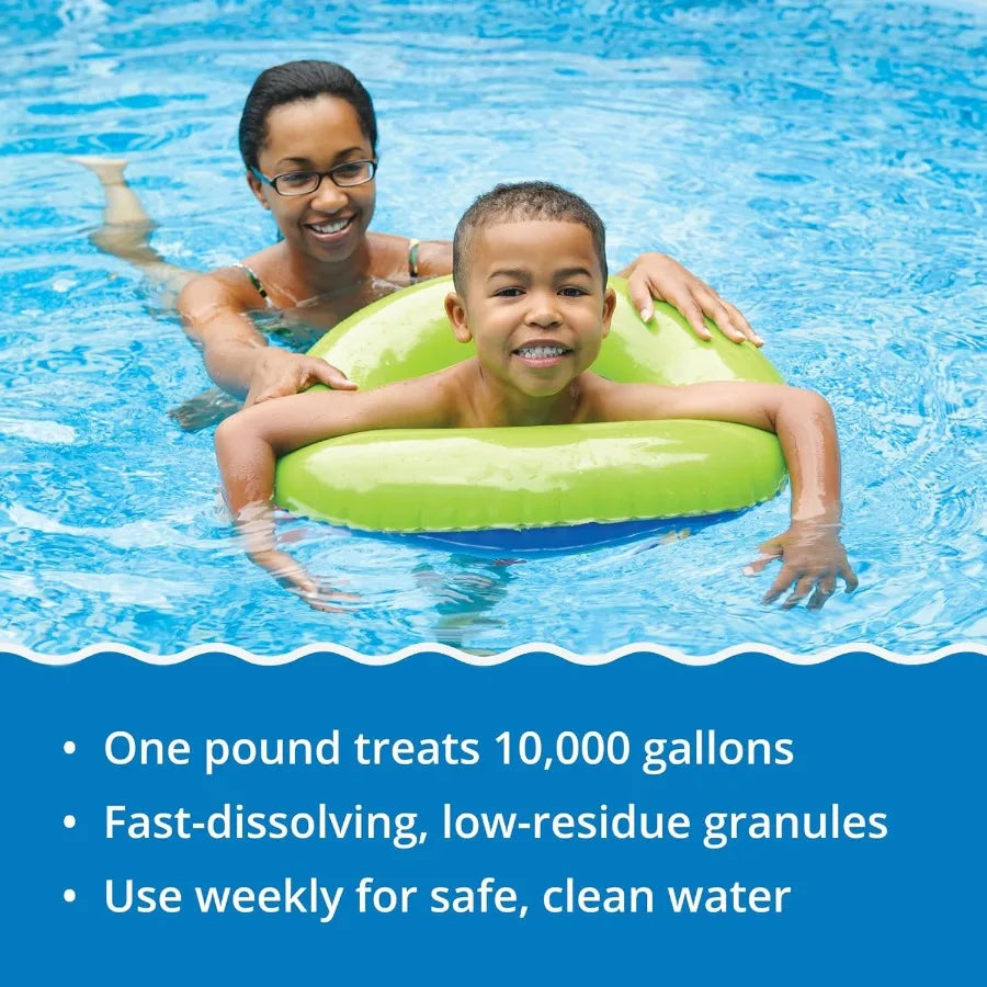 Pool Shock 68 CalHypo Granular Sanitizer for Crystal Clear Water Ideal for Maintaining Hygiene in Swimming Pools Effective Agai