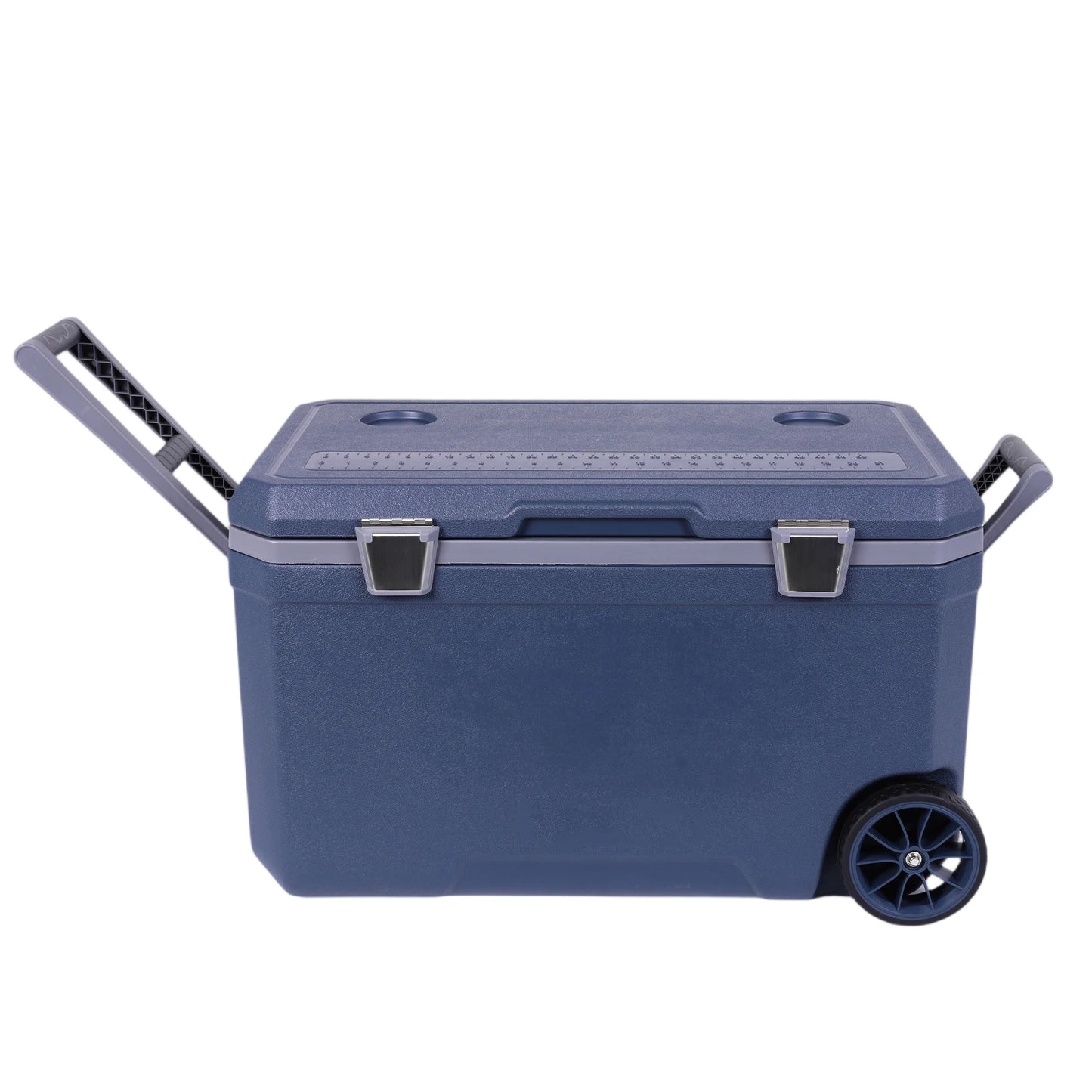 70L Camping Cooler 30 Percent Lighter Than Rotomolded Portable Car Wheel Insulator Plastic Cooler Box for Beach Beverage Camping
