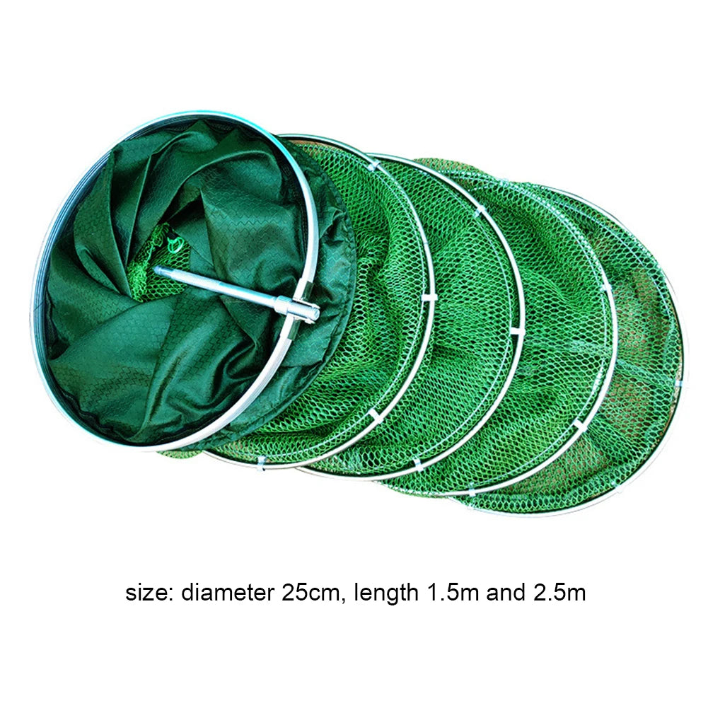 Army Green Fishing Net Bag Small Mesh Glued Fishing Trap Crayfish Mesh Basket Outdoor Carp Fish Tackle Accessories